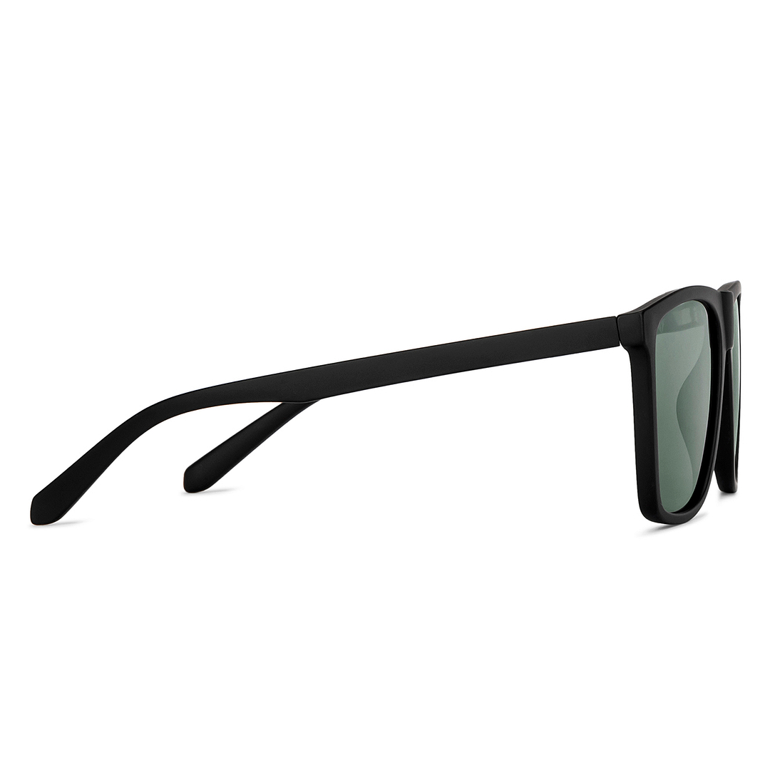 Vincent Chase Black Full Rim Square left side