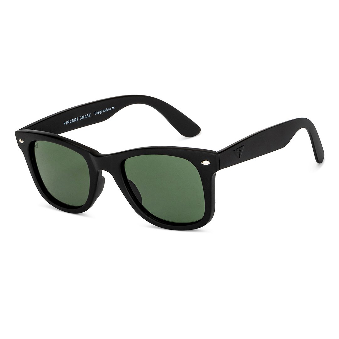 Vincent Chase Polarized Black Full Rim Square right side