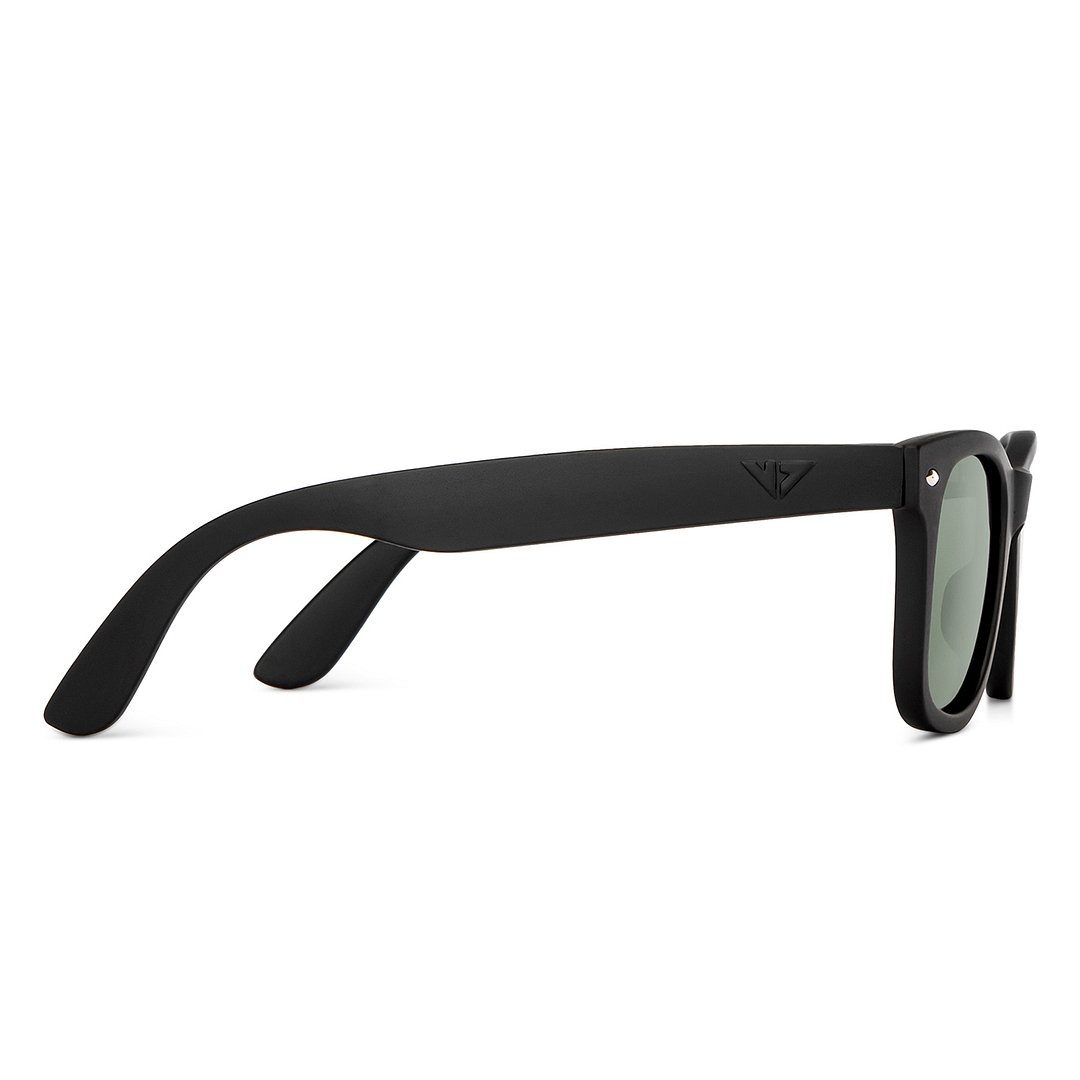 Vincent Chase Polarized Black Full Rim Square left side