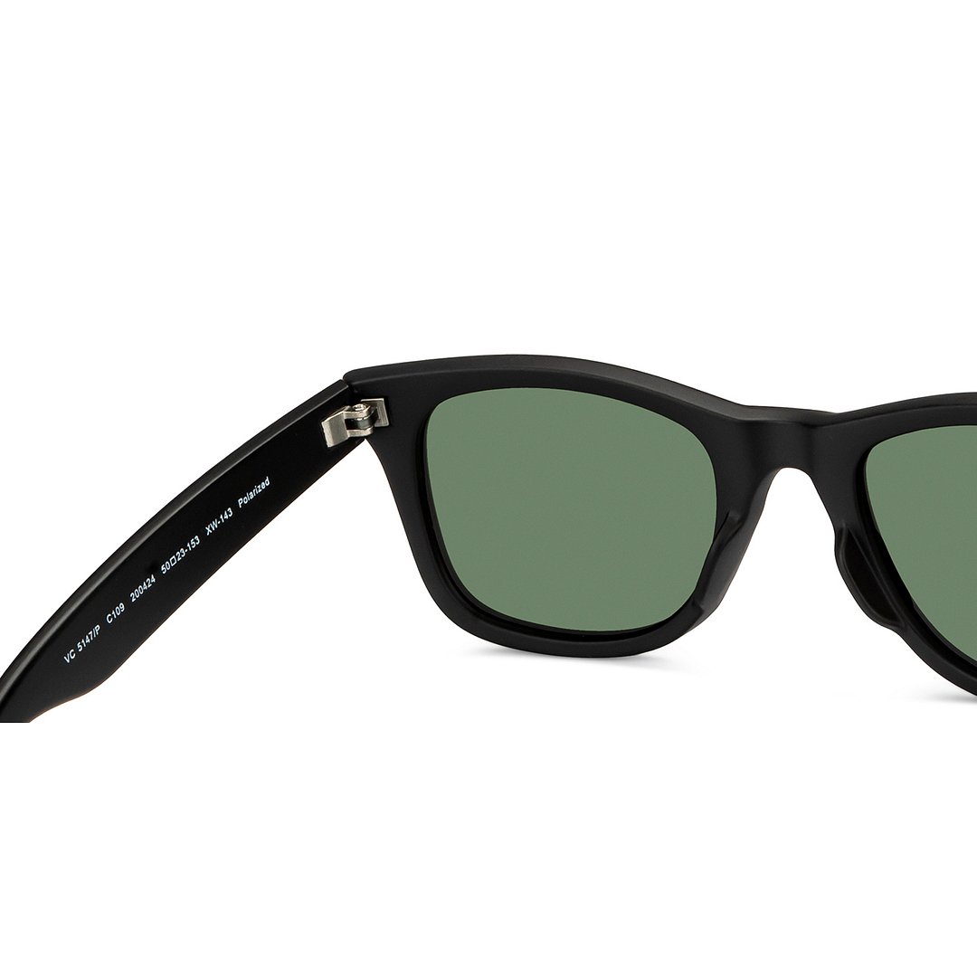 Vincent Chase Polarized Black Full Rim Square right side