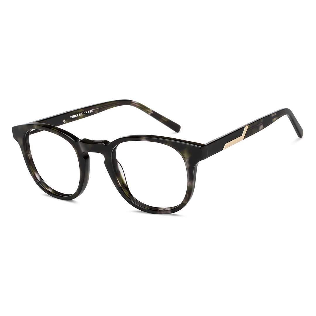 Vincent Chase Online Military Green Full Rim Round right side