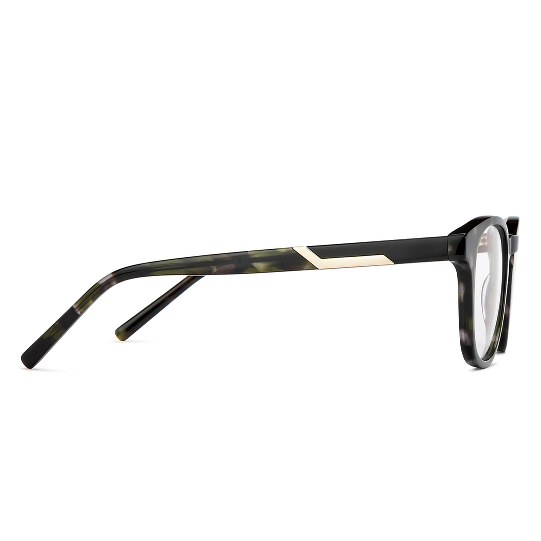 Vincent Chase Online Military Green Full Rim Round left side