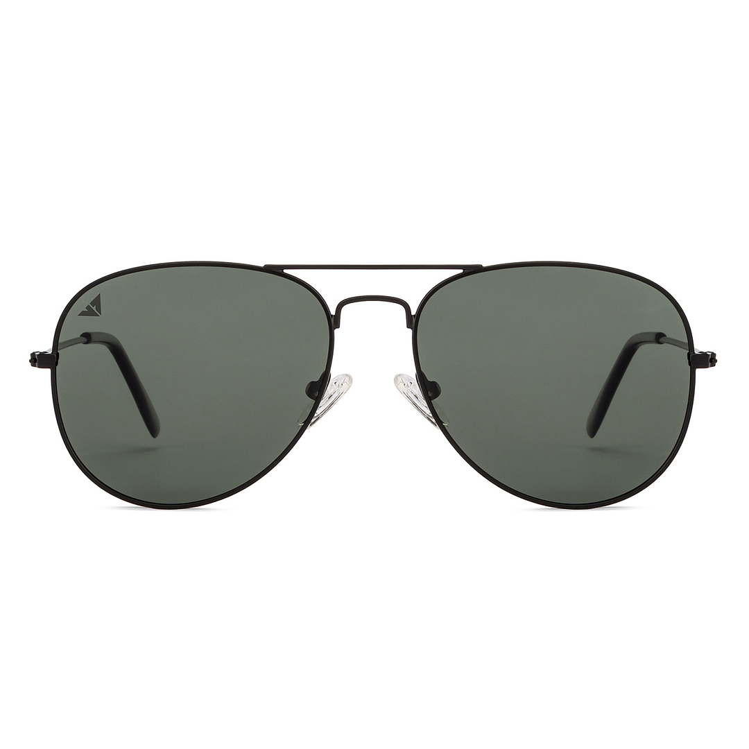 Vincent Chase Online Black Full Rim Aviator left side