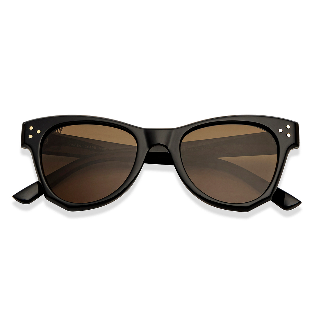 Vincent Chase Online Black Full Rim Geometric left side