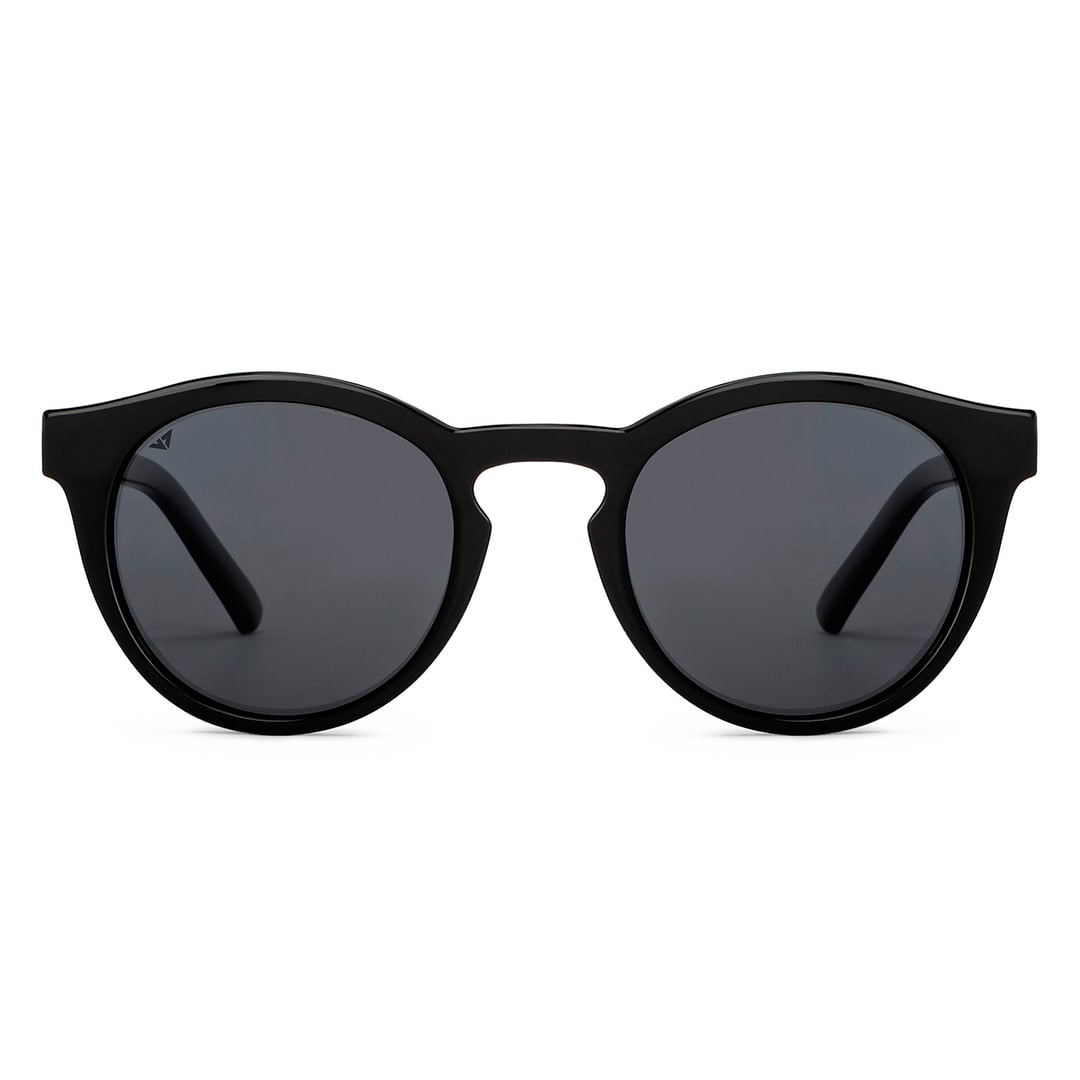 Vincent Chase Polarized Black Full Rim Round left side