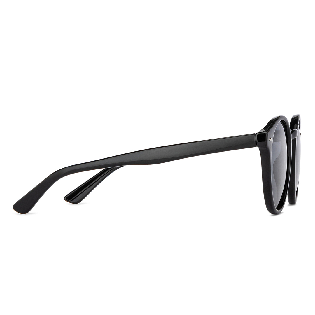 Vincent Chase Black Full Rim Round left side