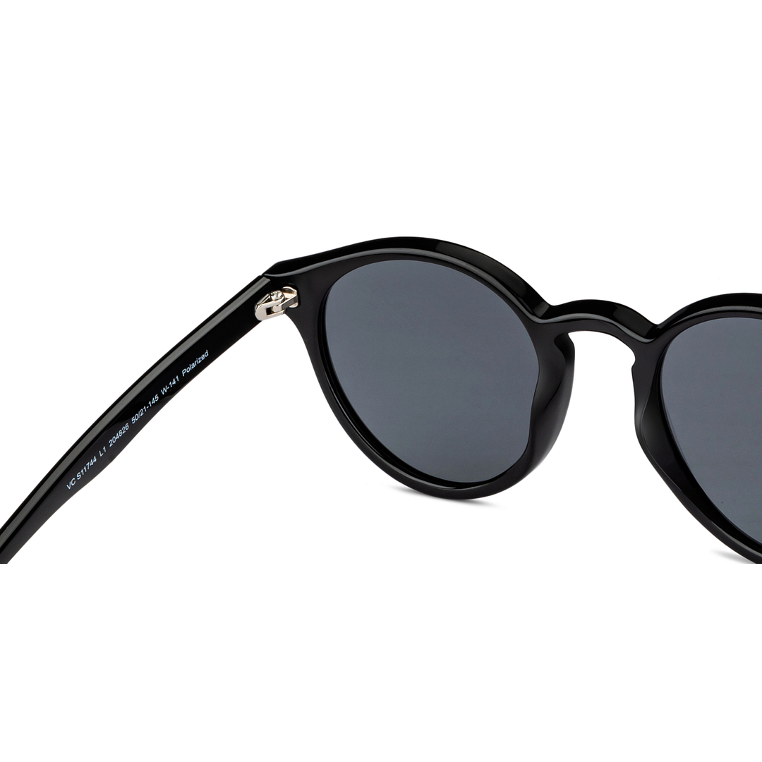 Vincent Chase Black Full Rim Round right side