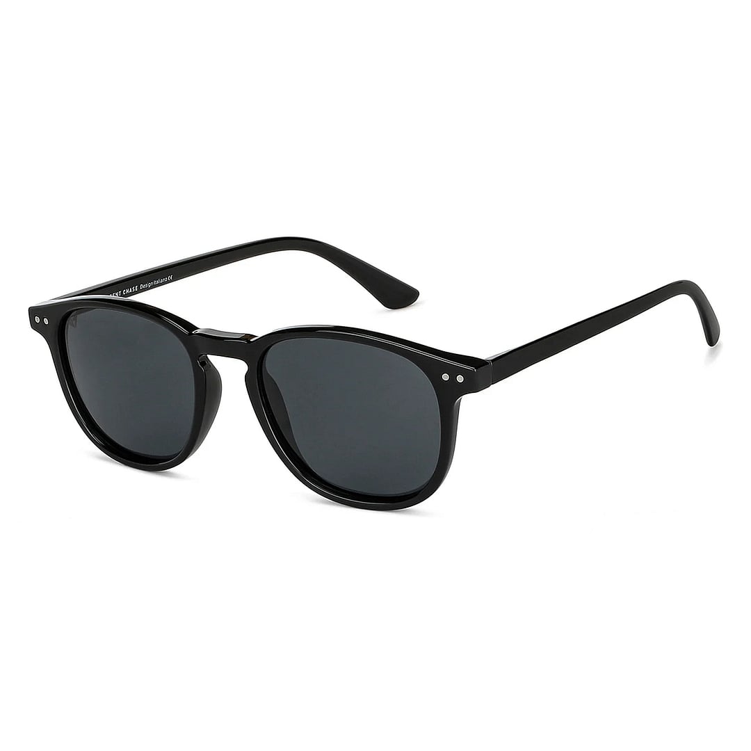 Vincent Chase Polarized Black Full Rim Round right side