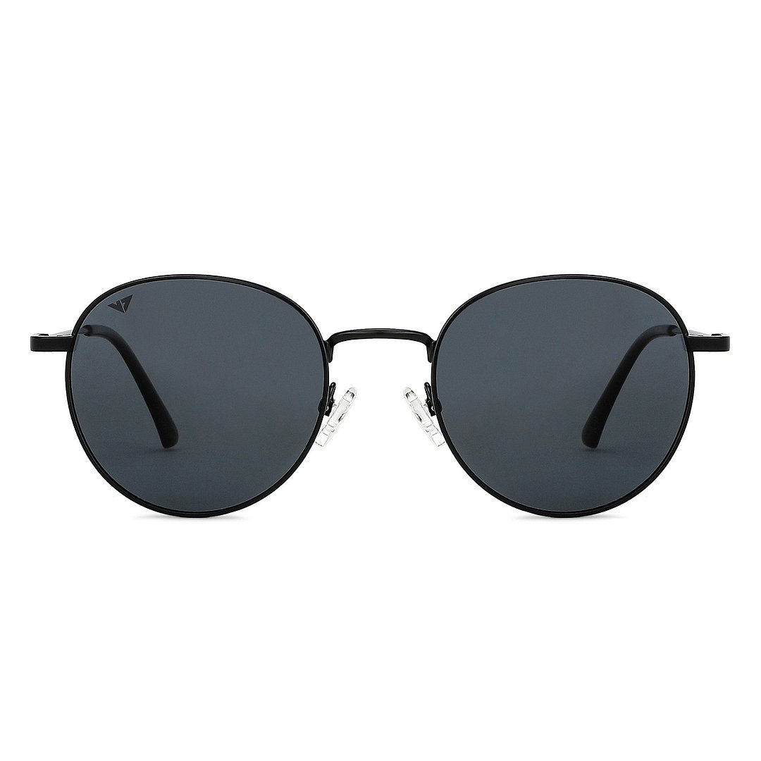 Vincent Chase Polarized Black Full Rim Round left side