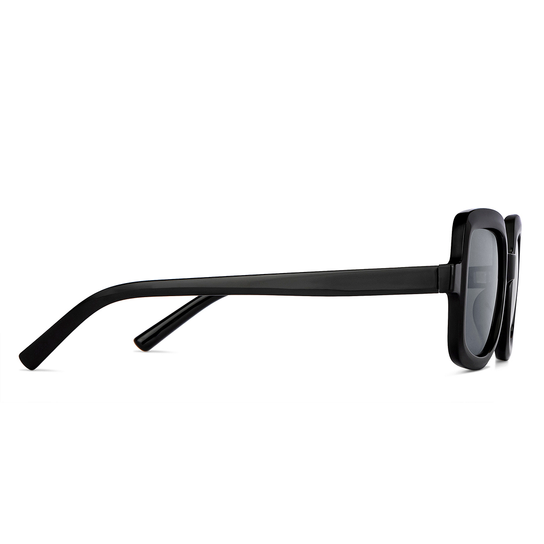 Vincent Chase Polarized Black Full Rim Square left side