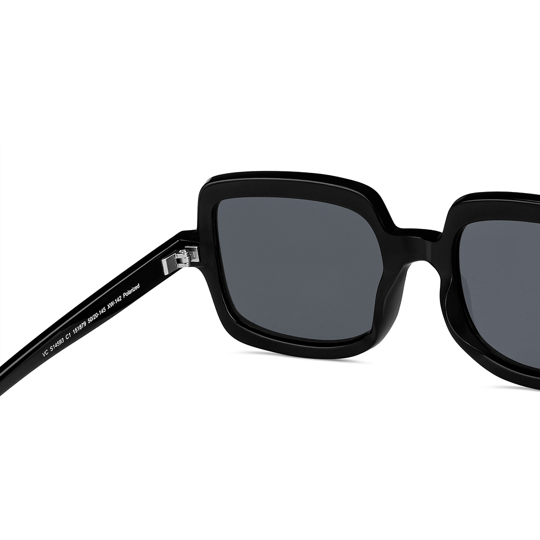 Vincent Chase Polarized Black Full Rim Square right side