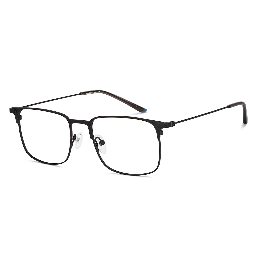 Vincent Chase Black Full Rim Square right side