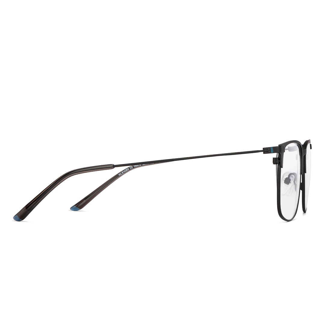 Vincent Chase Black Full Rim Square left side