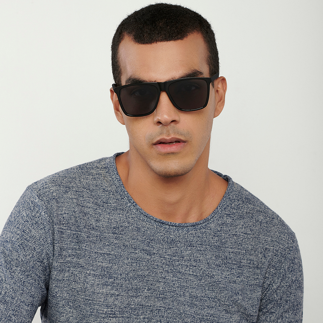 Vincent Chase Black Full Rim Square right side