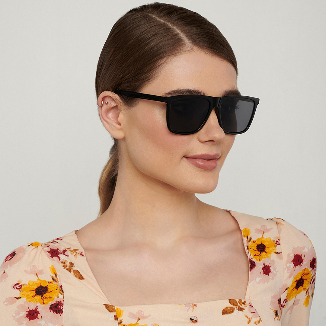 Vincent Chase Black Full Rim Square right side