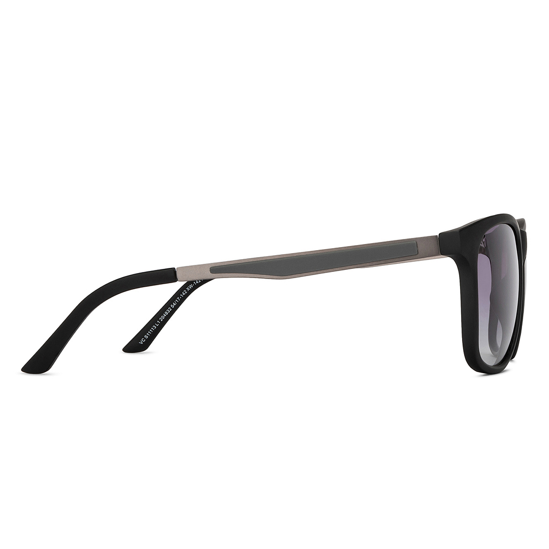 Vincent Chase Polarized Black Full Rim Square left side