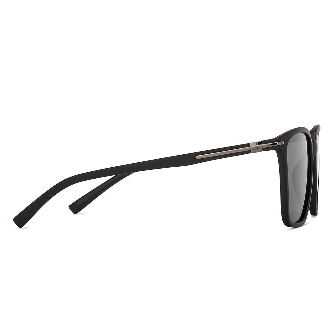 Vincent Chase Polarized Black Full Rim Square left side