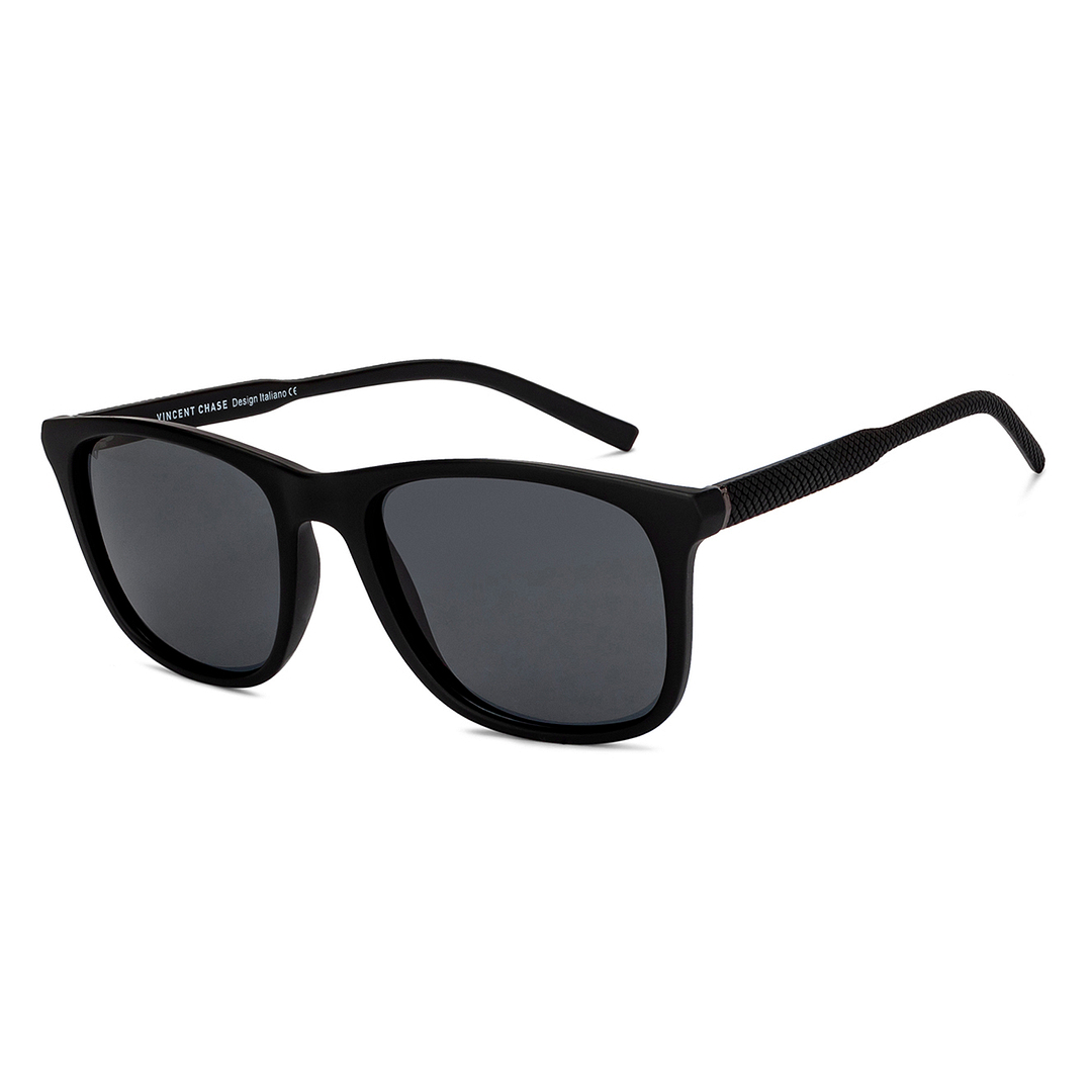 Vincent Chase Polarized Black Full Rim Square right side