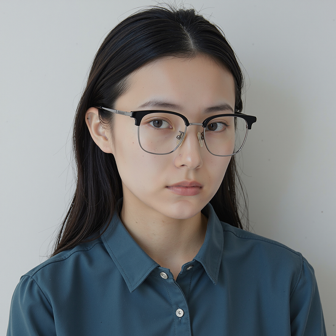 Vincent Chase Dark Gunmetal Full Rim Square right side