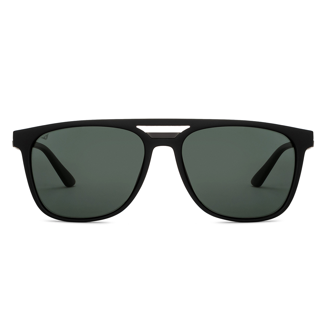 Vincent Chase Polarized Black Full Rim Square left side
