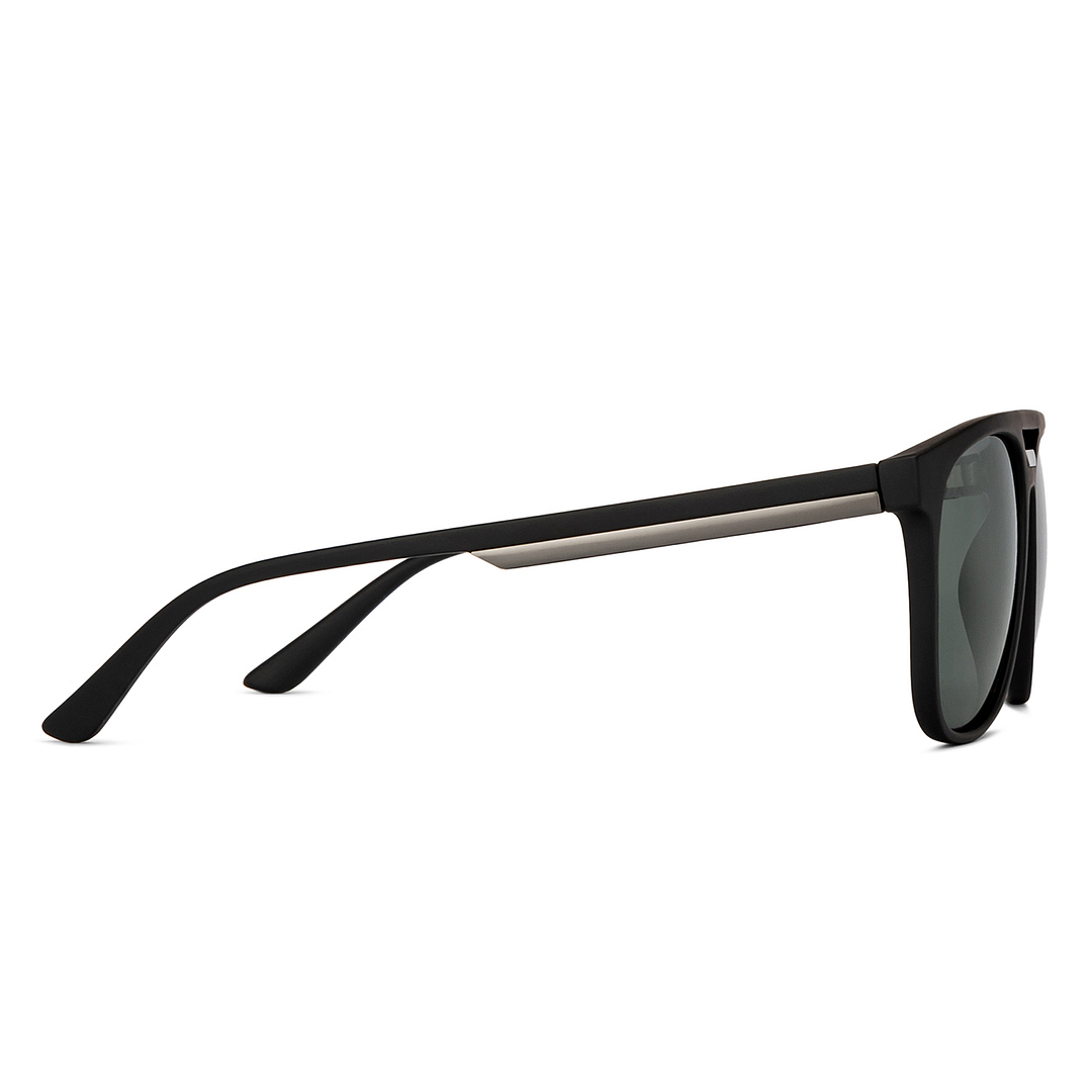 Vincent Chase Polarized Black Full Rim Square left side