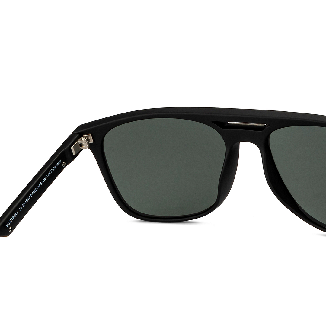 Vincent Chase Polarized Black Full Rim Square right side