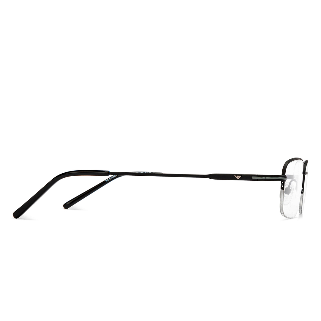 Vincent Chase Online Black Half Rim Rectangle left side