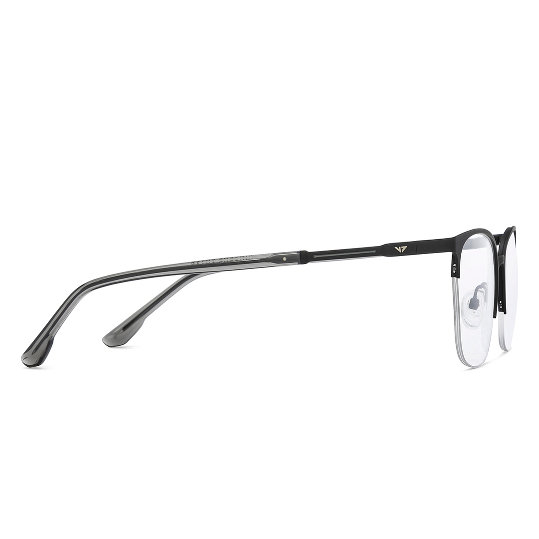 Vincent Chase Online Black Half Rim Square left side