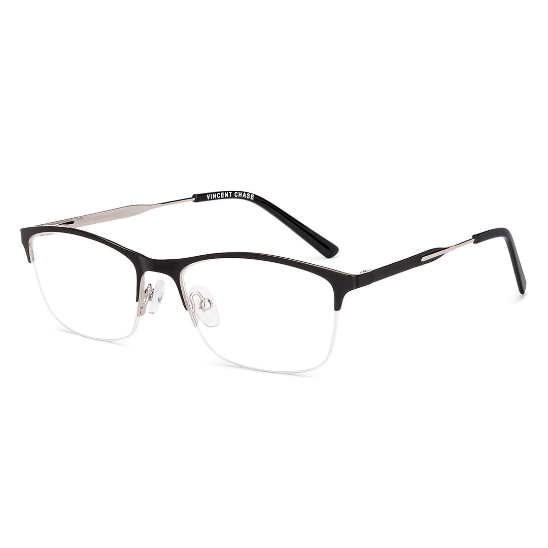 Vincent Chase Online Black Half Rim Rectangle right side
