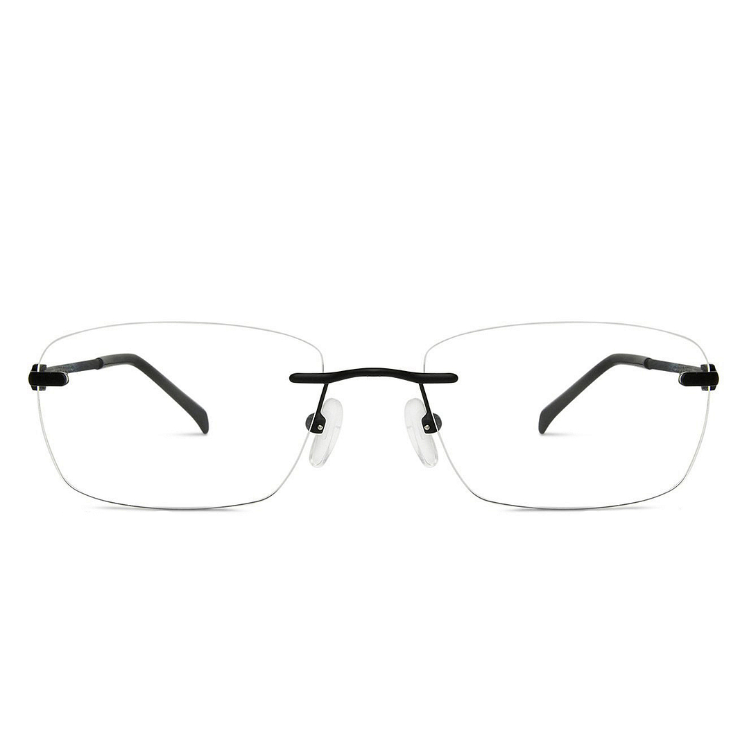 Vincent Chase Online Black Rimless Rectangle left side