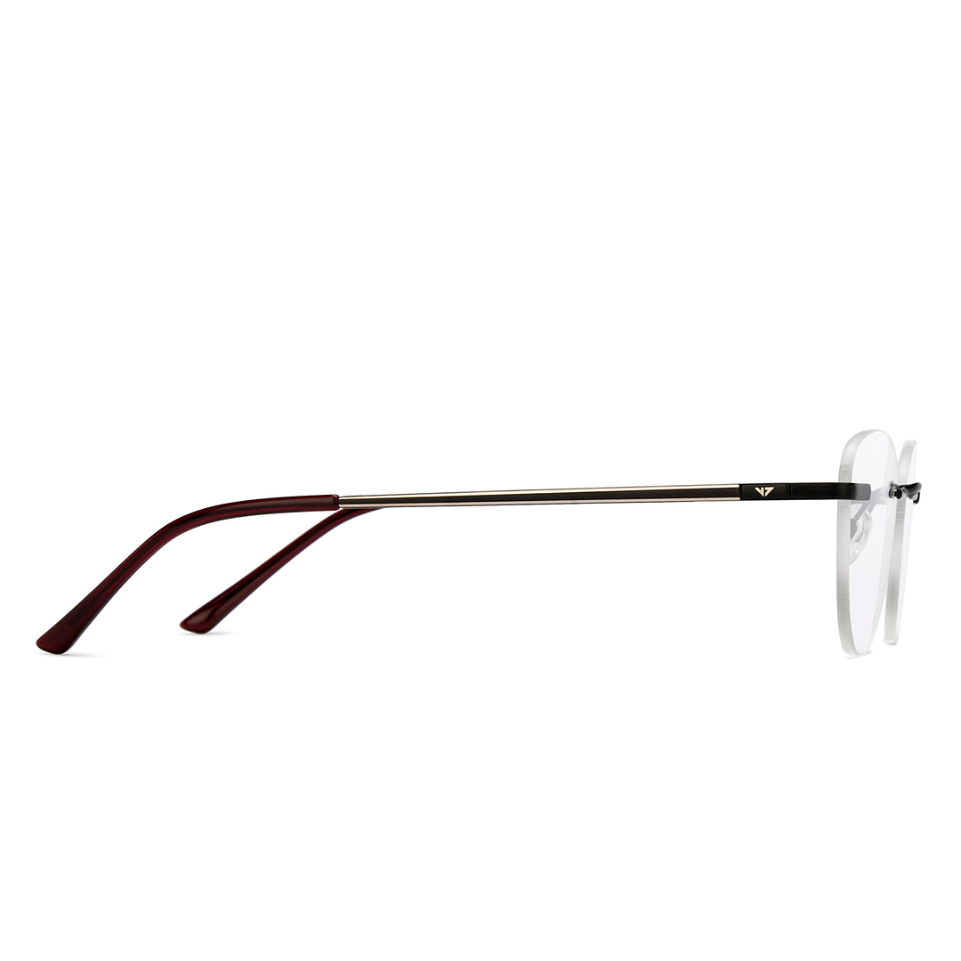 Vincent Chase Online Black Rimless Cat Eye left side