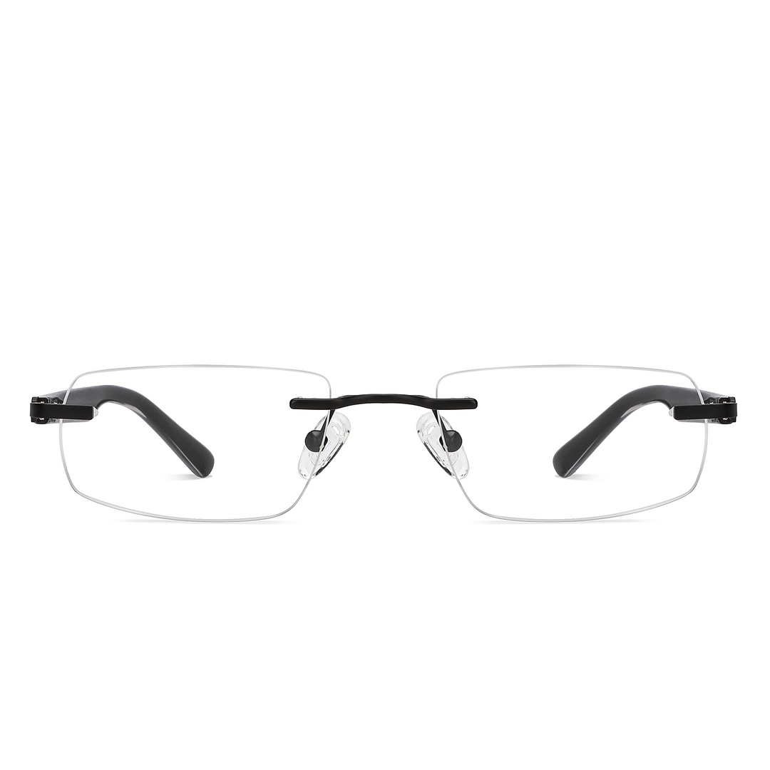 Vincent Chase Online Black Rimless Rectangle right side