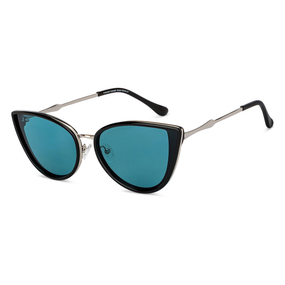 Vincent Chase Online Gunmetal Full Rim Cat Eye right side