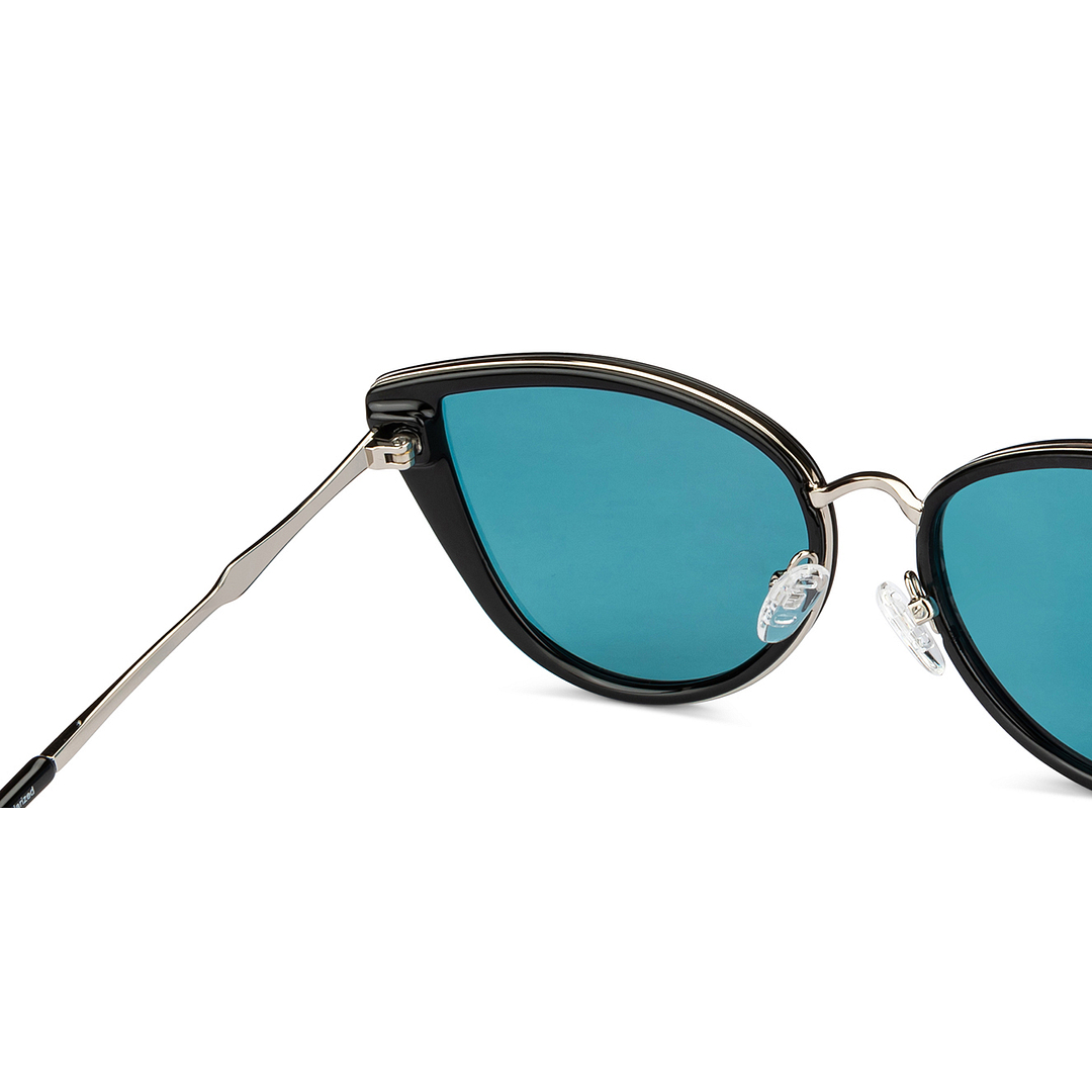 Vincent Chase Online Gunmetal Full Rim Cat Eye right side