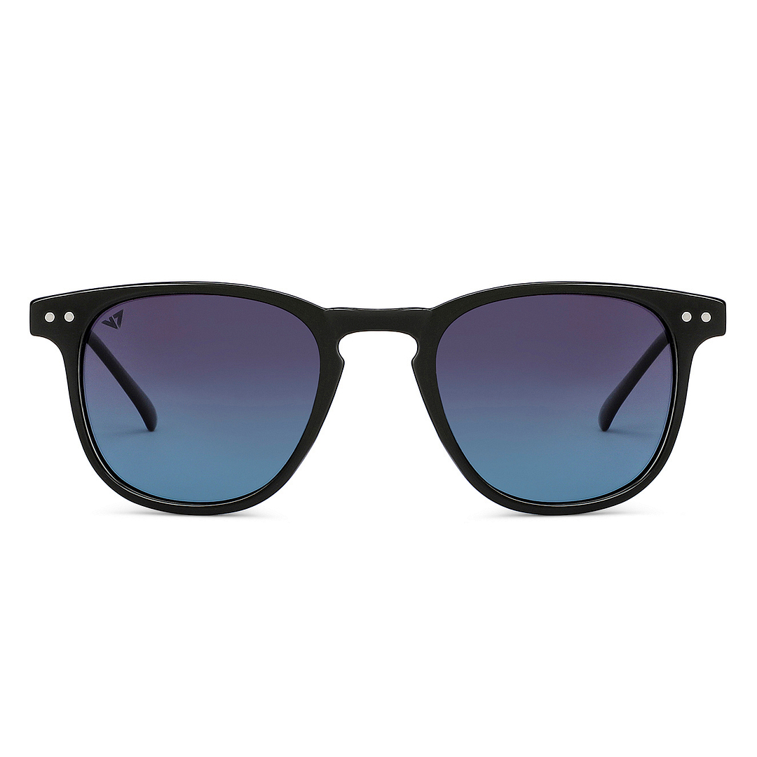 Vincent Chase Polarized Black Full Rim Round left side