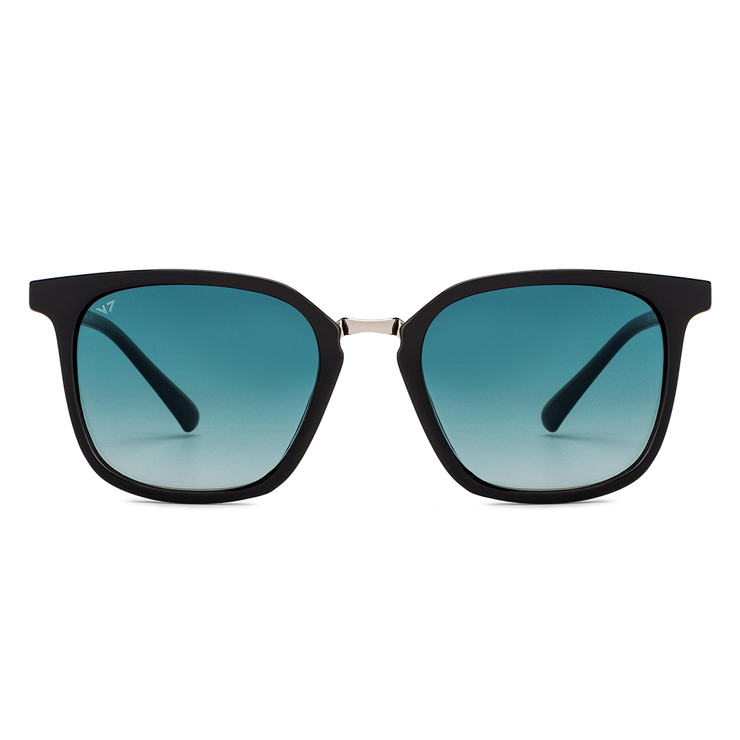 Vincent Chase Polarized Black Full Rim Square left side