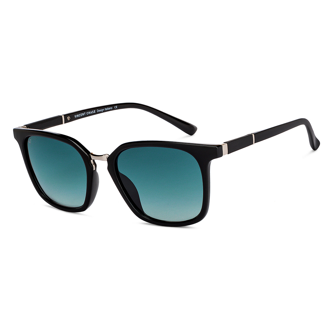 Vincent Chase Polarized Black Full Rim Square right side