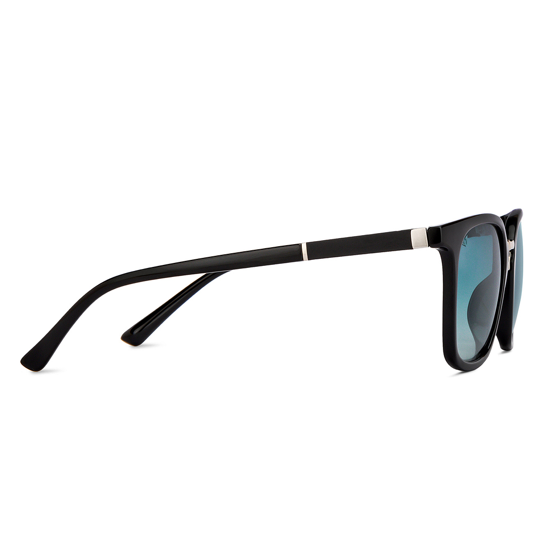 Vincent Chase Polarized Black Full Rim Square left side