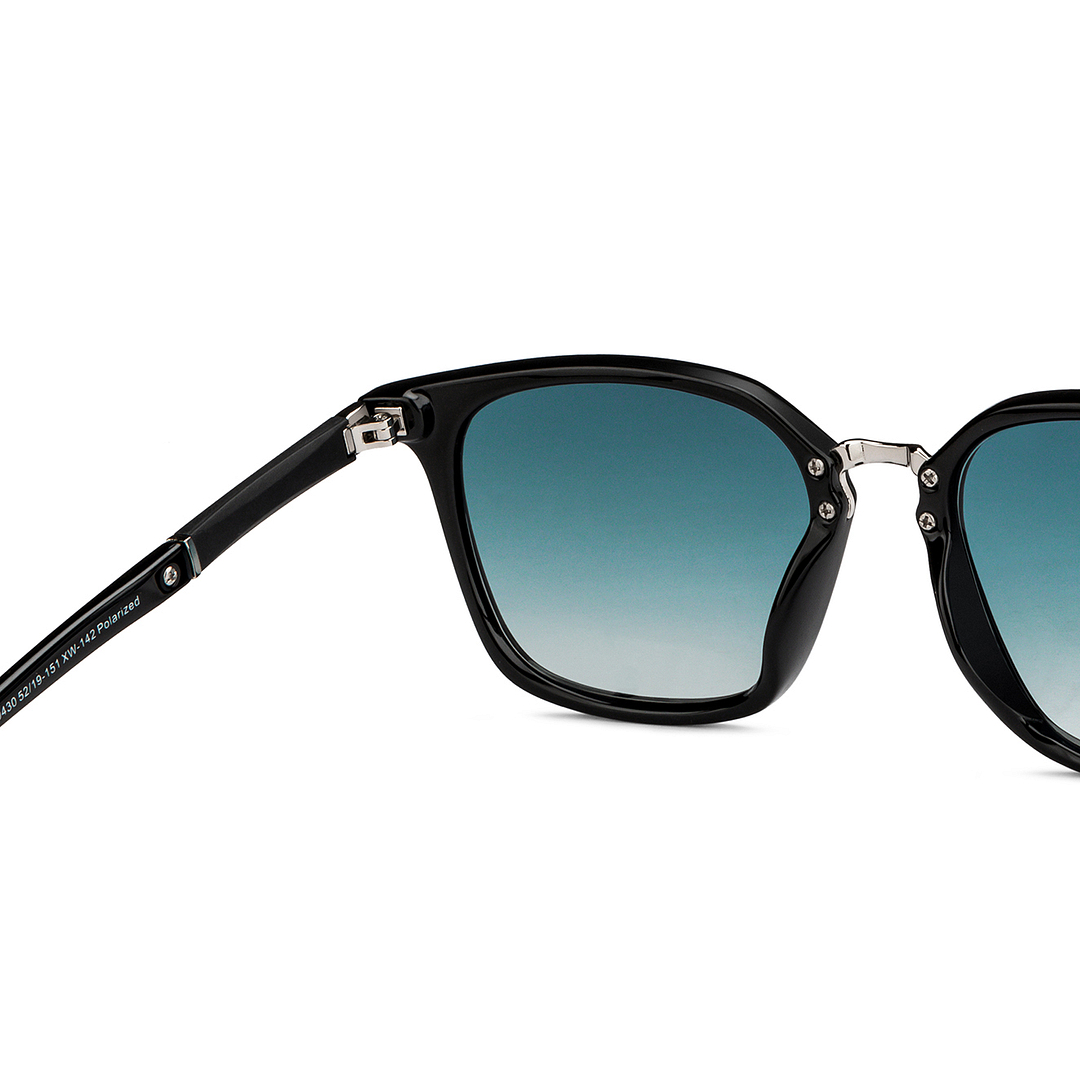 Vincent Chase Polarized Black Full Rim Square right side