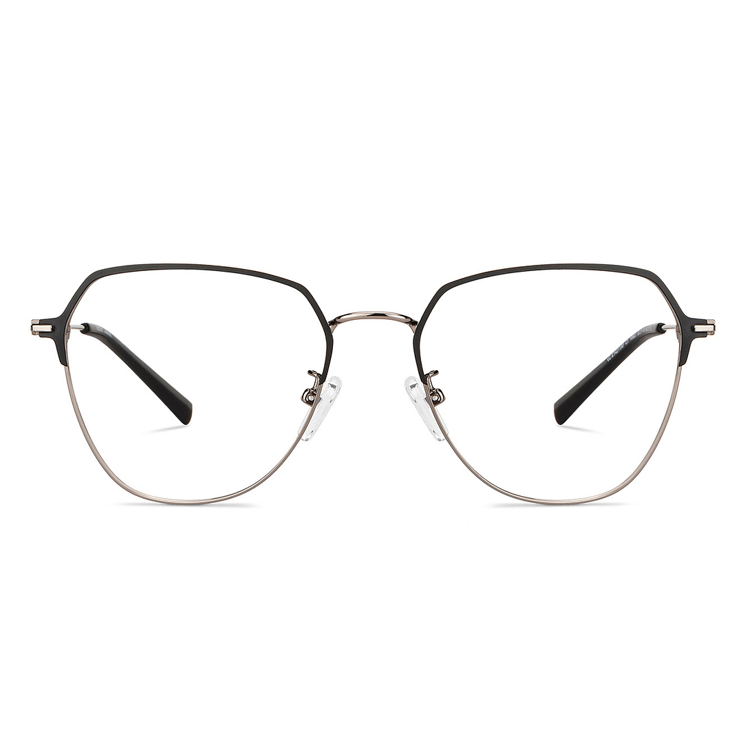 Vincent Chase Online Dark Gunmetal Full Rim Geometric right side