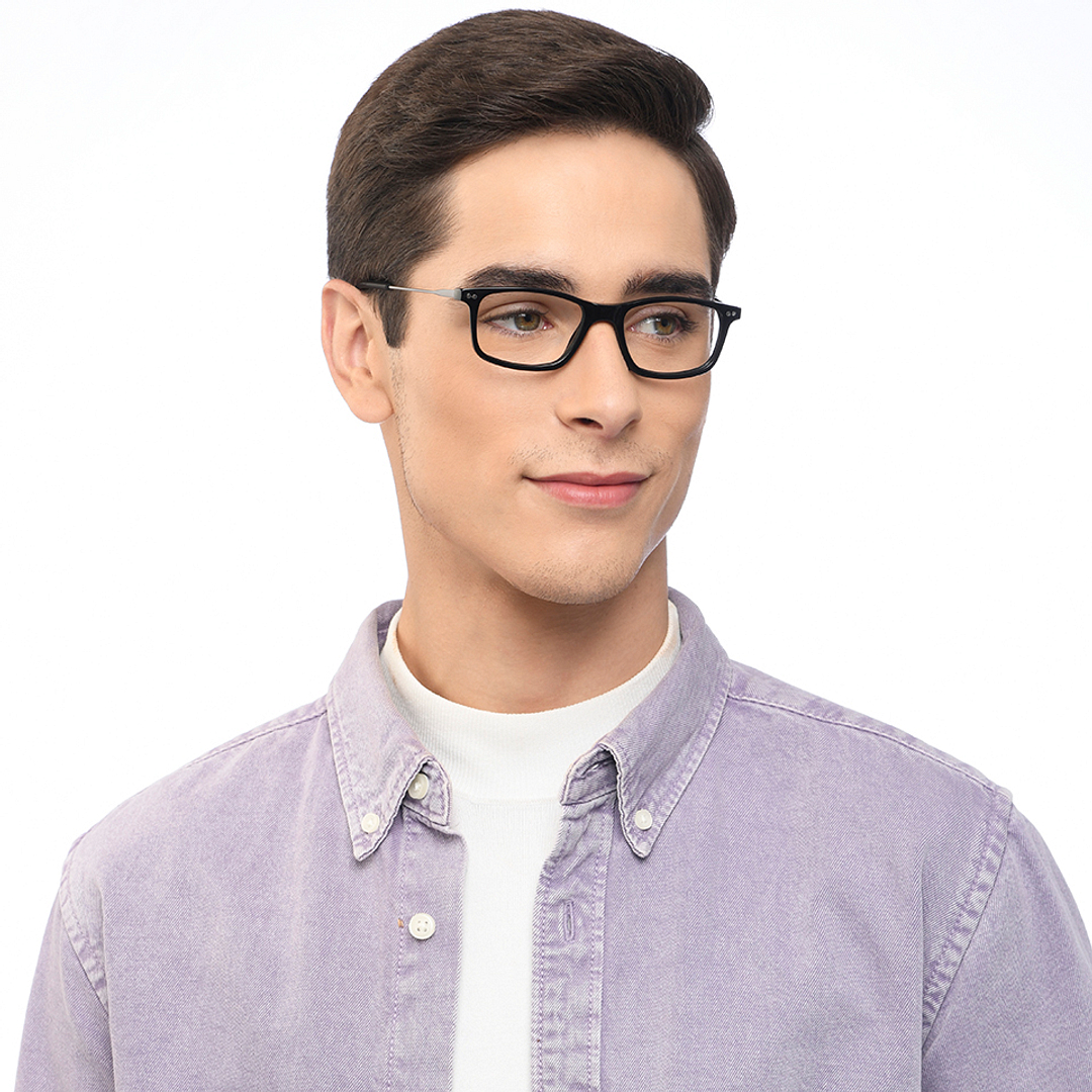Vincent Chase Online Black Full Rim Rectangle left side