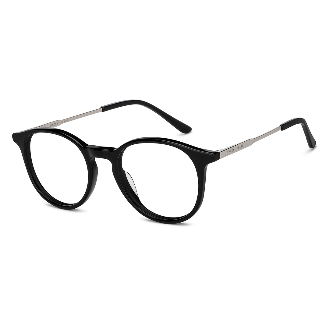 Vincent Chase Online Black Full Rim Round right side