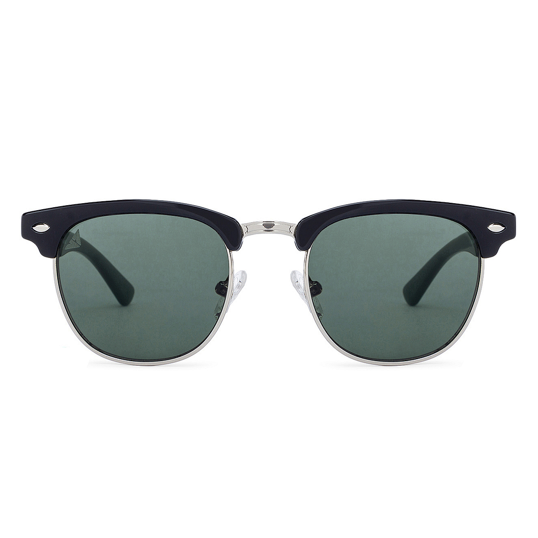 Hooper Dark Gunmetal Full Rim Clubmaster left side