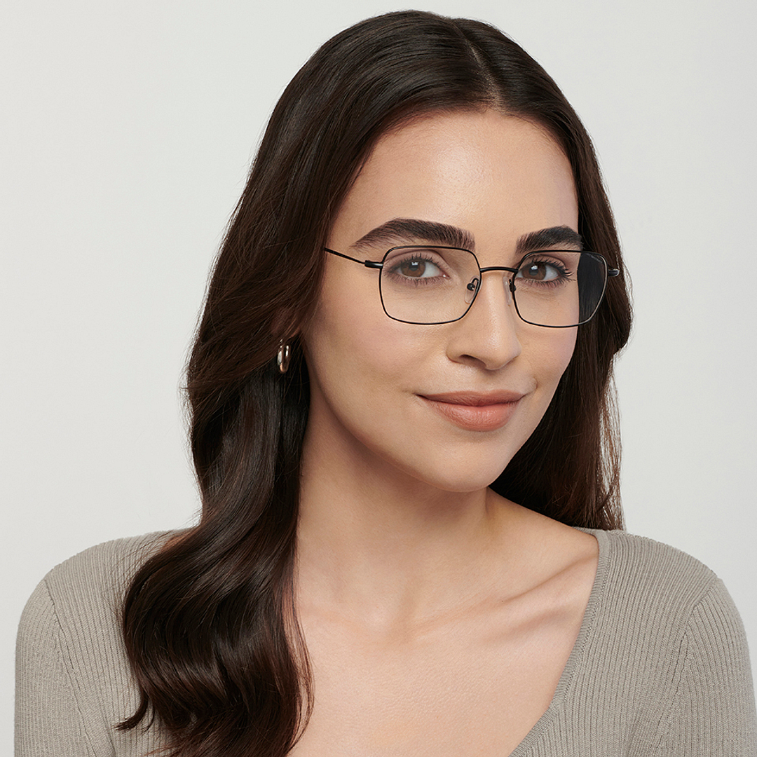 Vincent Chase Online Black Full Rim Geometric right side