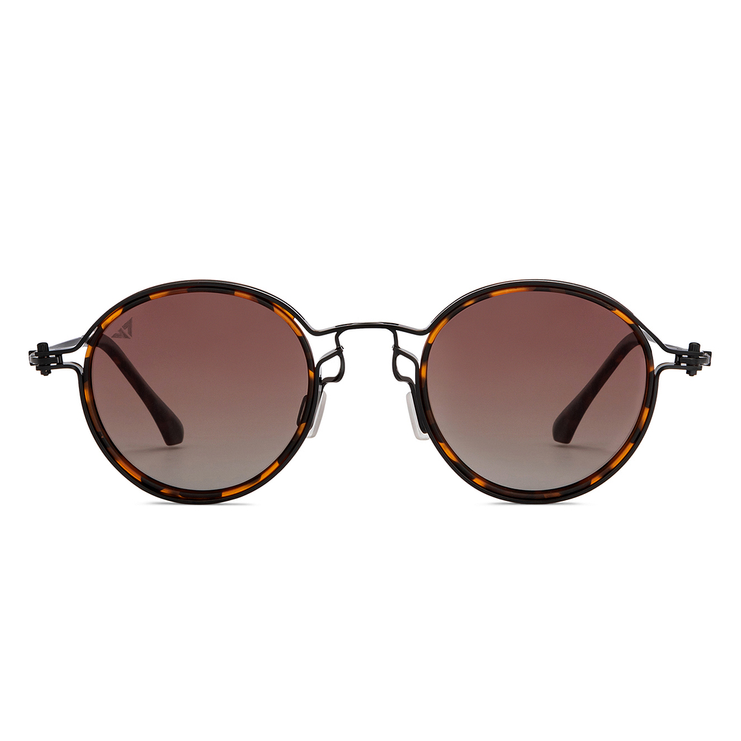 Vincent Chase Online Black Full Rim Round left side