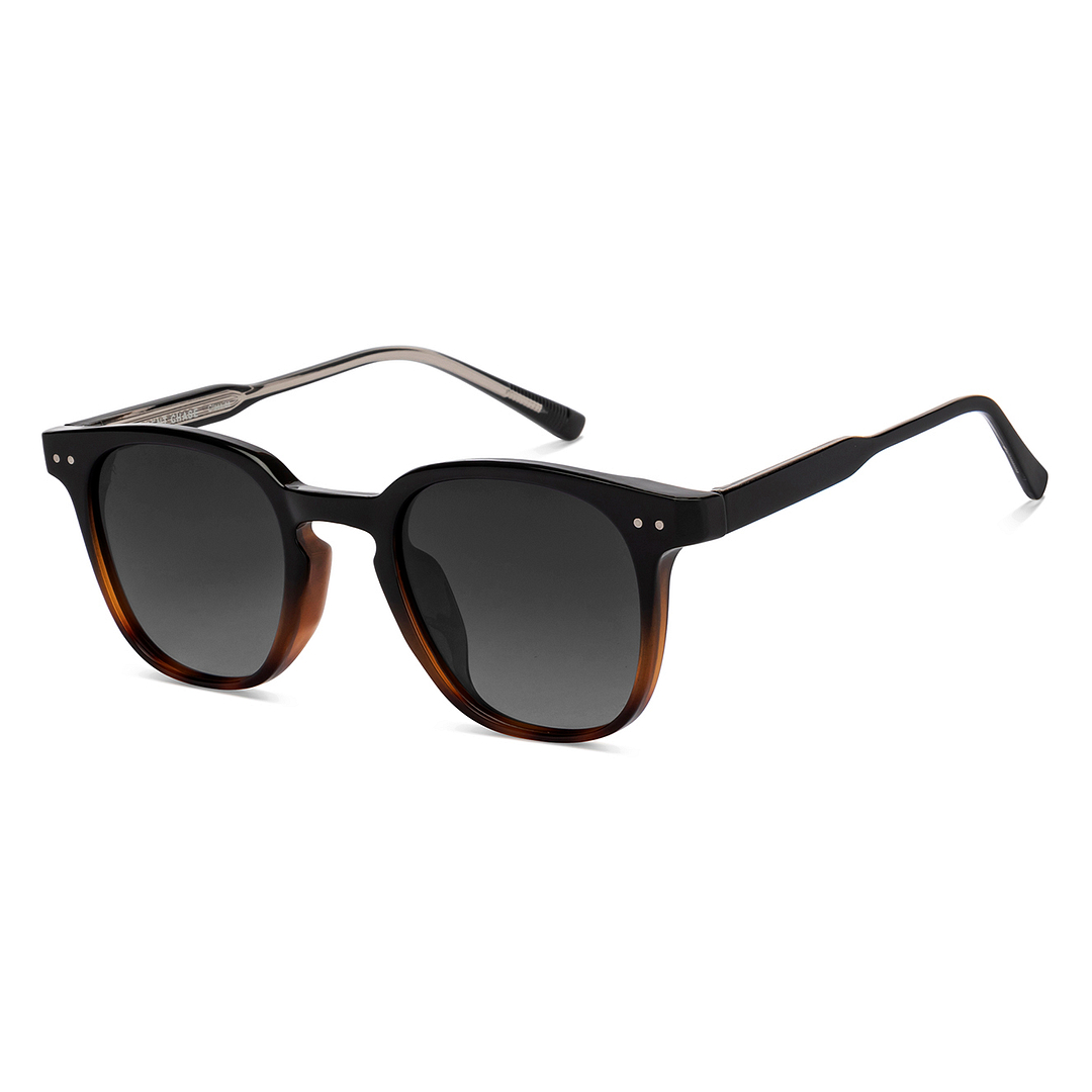 Vincent Chase Polarized Black Full Rim Round left side