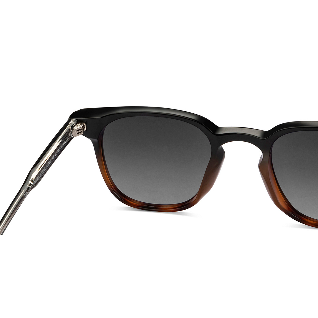 Vincent Chase Polarized Black Full Rim Round left side