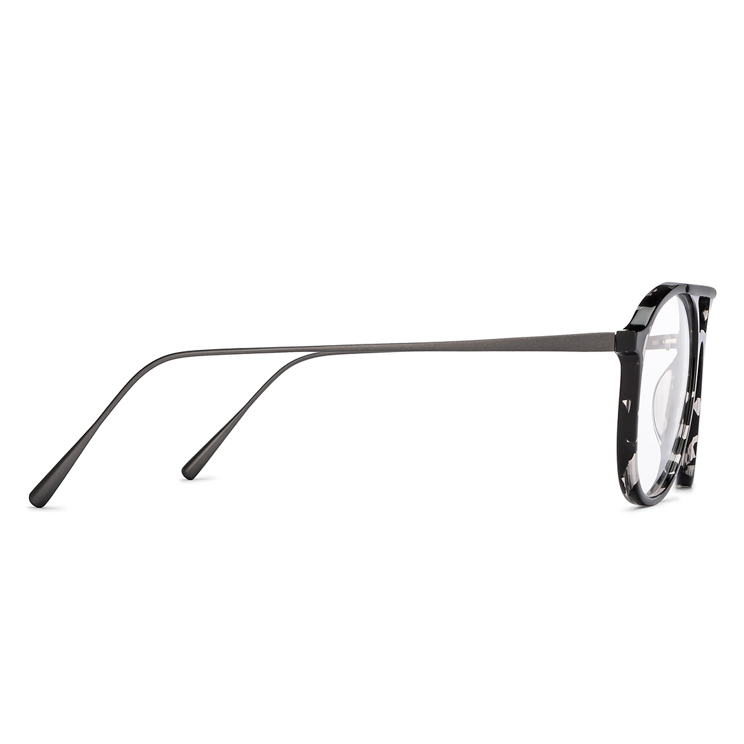 Vincent Chase Online Black Full Rim Aviator left side