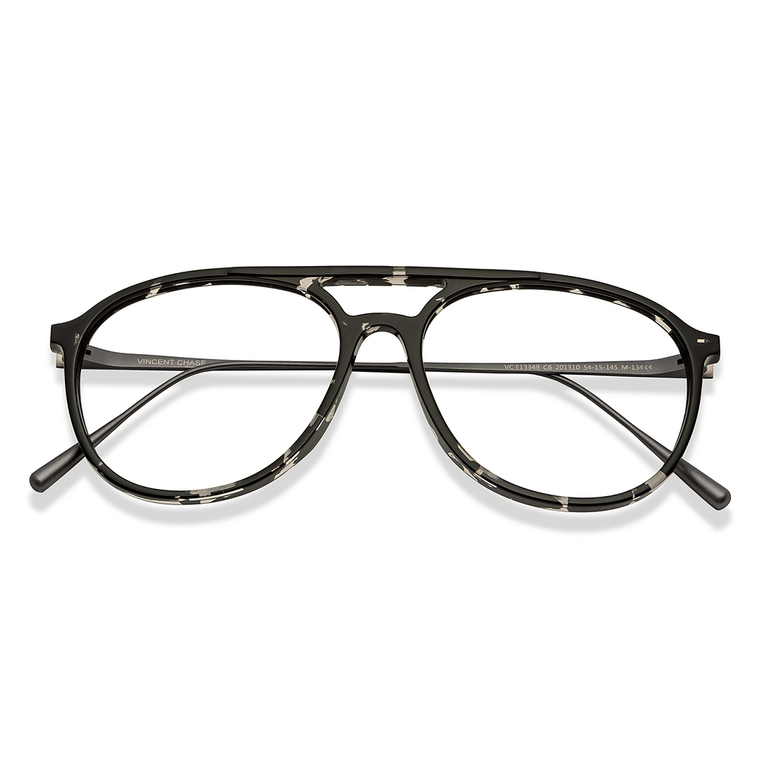 Vincent Chase Online Black Full Rim Aviator left side