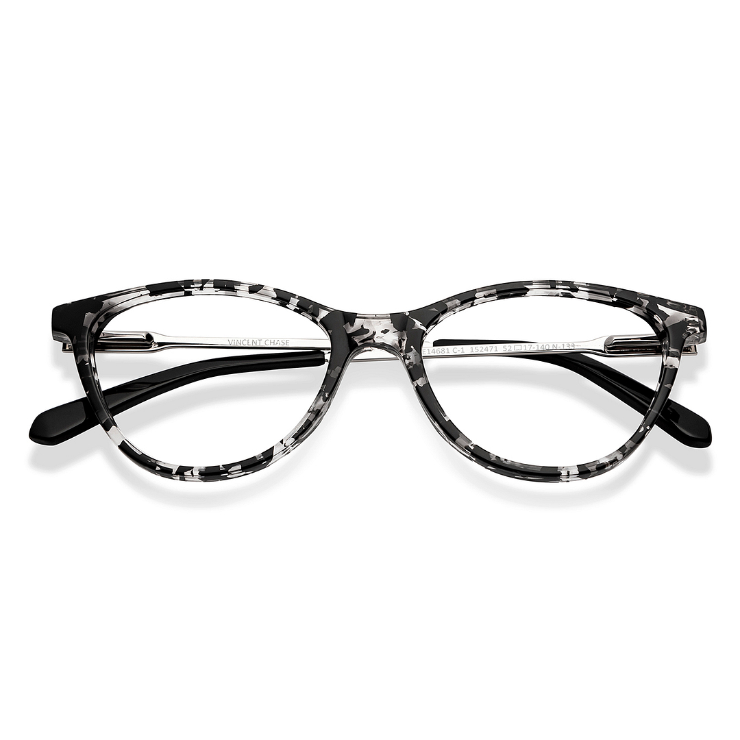 Vincent Chase Online Black Full Rim Cat Eye left side